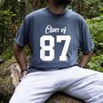 Class Of 1987 Matching Graduation High School Reunion Men's Comfort Colors T-Shirt Denim