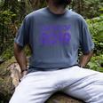 Class Of 2019 High School Graduation Purple Senior Men's Comfort Colors T-Shirt Denim
