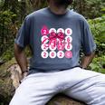 Class Of 2026 Senior Coquette Pink Bow Graduation Family Premium Tri-Blend Men's Comfort Colors T-Shirt Denim