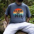 Class Of 2035 Senior Graduate Retro Graduation Men's Comfort Colors T-Shirt Denim