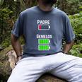Cufflinks Battery Filled Tired Dad Low Battery Charge Men's Comfort Colors T-Shirt Denim