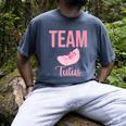 Cute Team Tutus Gender Reveal For Mom And Dad Men's Comfort Colors T-Shirt Denim