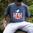 Dad American Football Happy Birthday Family Matching Retro Men's Comfort Colors T-Shirt Denim Dad American Football Happy Birthday Family Matching Retro Men's Comfort Colors T-Shirt Denim