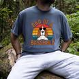 Dad Of a Basshole Basset Hound Owner Men's Comfort Colors T-Shirt Denim