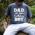 Dad Of The Birthday Boy Baseball Bday Family Men's Comfort Colors T-Shirt Denim