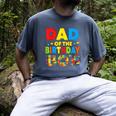 Dad Of The Birthday Boy Building Block Birthday Men's Comfort Colors T-Shirt Denim