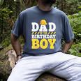 Dad Of The Birthday Boy Construction Birthday Party Hat Men Men's Comfort Colors T-Shirt Denim