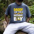Dad Of The Birthday Boy Construction Theme Party Matching Men's Comfort Colors T-Shirt Denim
