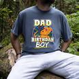 Dad Of Birthday Boy Kids Reptile Birthday Party Men's Comfort Colors T-Shirt Denim
