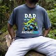 Dad Of The Birthday Boy Monster Truck Dinosaur Party T Rex Men's Comfort Colors T-Shirt Denim Dad Of The Birthday Boy Monster Truck Dinosaur Party T Rex Men's Comfort Colors T-Shirt Denim