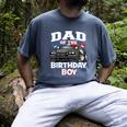 Dad Of The Birthday Boy Policeman Officer Party Men's Comfort Colors T-Shirt Denim