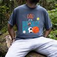 Dad Of The Birthday Boy Sports Matching Family Men's Comfort Colors T-Shirt Denim