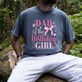 Dad Of The Birthday Girl Bow Cute Pink Matching Family Party Men's Comfort Colors T-Shirt Denim