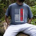 Dad Dance She Get It From Me Proud Dancer Dad USA Flag Men Men's Comfort Colors T-Shirt Denim
