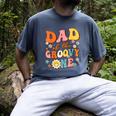 Dad Of The Groovy One 1st Birthday Pregnancy Announcement Men's Comfort Colors T-Shirt Denim
