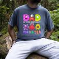 Dad Little Monster Kids 1st Birthday Party Family Monster Small Men's Comfort Colors T-Shirt Denim