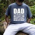 Dad The Man Who Has Everything But Hair Father's Day Men's Comfort Colors T-Shirt Denim
