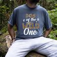 Dad Of The Wild One Zoo Themed 1st Birthday Party Men's Comfort Colors T-Shirt Denim