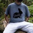 Daddy Bunny Rabbit Father Dad Easter Men's Comfort Colors T-Shirt Denim