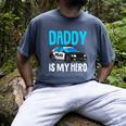 Daddy Is My Hero Police Toddler Police Officer Cop Boys Kids Men's Comfort Colors T-Shirt Denim