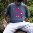 Daddy's Girl Shirt With Pink Lettering Men's Comfort Colors T-Shirt Denim