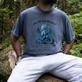 Dads Are Like Dragons Legendary Protective Fatherhood Men's Comfort Colors T-Shirt Denim