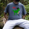 Dinosaur Rawr Diploma Graduate Graduation Men's Comfort Colors T-Shirt Denim