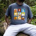 Disney Classic Father's Day Disney Dads Colorful Panels Men's Comfort Colors T-Shirt Denim
