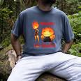 Disney And Pixar’s Elemental Proud Dad Of a Fiery Daughter Men's Comfort Colors T-Shirt Denim
