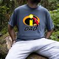 Disney And Pixar's The Incredibles Mr Incredible Dad Family Men's Comfort Colors T-Shirt Denim