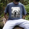 Dog Mom Dad Alien Selfie Weimaraner UFO For Men Women Men's Comfort Colors T-Shirt Denim