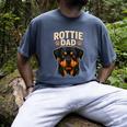 Dog Owner Dad Rottweiler Rottie Dad Men's Comfort Colors T-Shirt Denim