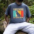 I Like Dogs And Maybe 3 People Introvert Men's Comfort Colors T-Shirt Denim I Like Dogs And Maybe 3 People Introvert Men's Comfort Colors T-Shirt Denim