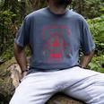 Dungeons & Dragons The Best Dungeon Master Dad Die Logo Men's Comfort Colors T-Shirt Denim