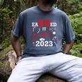 Earned It 2023 For Nurse Graduation Or RN LPN Class Of Men's Comfort Colors T-Shirt Denim