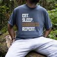 Eat Sleep Robotics Repeat Shirt Graduation Men's Comfort Colors T-Shirt Denim