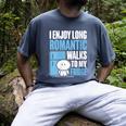 I Enjoy Long Romantic Walks To My Fridge Introvert Men's Comfort Colors T-Shirt Denim I Enjoy Long Romantic Walks To My Fridge Introvert Men's Comfort Colors T-Shirt Denim