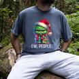 Ew People Meowy Cat Christmas Introvert Men Women Men's Comfort Colors T-Shirt Denim