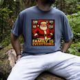 Family Christmas Retro Santa Holiday Nostalgia Vibes Men's Comfort Colors T-Shirt Denim