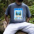 Frutiger Aero Aesthetic Tech Computer Aquarium Tarot Card Men's Comfort Colors T-Shirt Denim