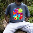 Frutiger Aero Aesthetic Tech Orb Pattern Heart Cherry Lips Men's Comfort Colors T-Shirt Denim Frutiger Aero Aesthetic Tech Orb Pattern Heart Cherry Lips Men's Comfort Colors T-Shirt Denim