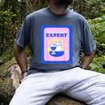Fun Cute Introvert Cat Character With Wine Men's Comfort Colors T-Shirt Denim Fun Cute Introvert Cat Character With Wine Men's Comfort Colors T-Shirt Denim