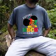 Future HBCU Grad History Girl Graduation HBCU Kids Men's Comfort Colors T-Shirt Denim