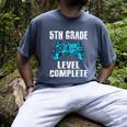 Gamer Graduation 5th Grade Level Complete Video Games Boys Men's Comfort Colors T-Shirt Denim