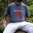 God Of Boy Dad Video Game Tshirt Father's Day Edition Men's Comfort Colors T-Shirt Denim