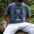 Gothic Girl Tarot Card Introverted Reader And Reading Men's Comfort Colors T-Shirt Denim Gothic Girl Tarot Card Introverted Reader And Reading Men's Comfort Colors T-Shirt Denim