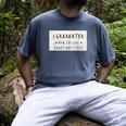 I Graduated Now I'm Like Smart & Stuff Tee Graduation Shirts Men's Comfort Colors T-Shirt Denim