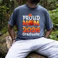 Graduation Basketball Retro Proud Mom Of A 2026 Graduate Men's Comfort Colors T-Shirt Denim