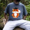 Graduation Fox School Bachelor Master Doctor Study Men's Comfort Colors T-Shirt Denim