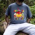 Groovy 100 Days In The Books Reading 100th Day Of School Men's Comfort Colors T-Shirt Denim Groovy 100 Days In The Books Reading 100th Day Of School Men's Comfort Colors T-Shirt Denim